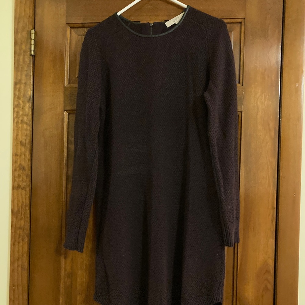 Loft burgundy sweater dress